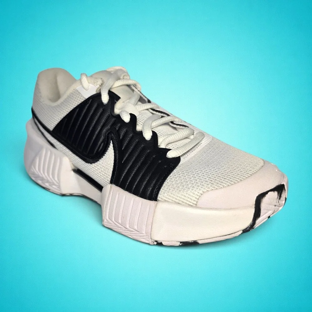 Women's Nike Air Zoom Challenge Pickleball Black/White Shoes FQ4155 100, Size 5